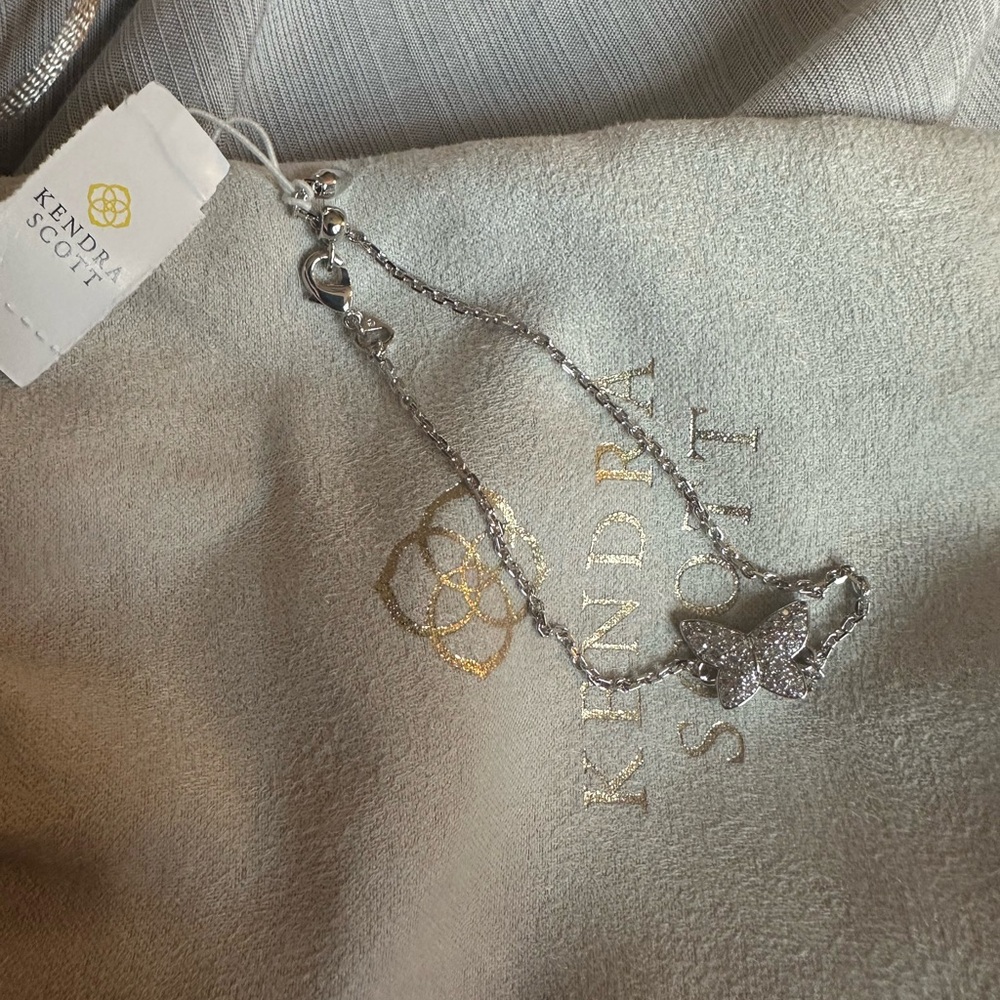 Kendra Scott Silver Butterfly Bracelet